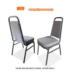 GR 906MIX403 - Offer Banquet Chair (Grey)